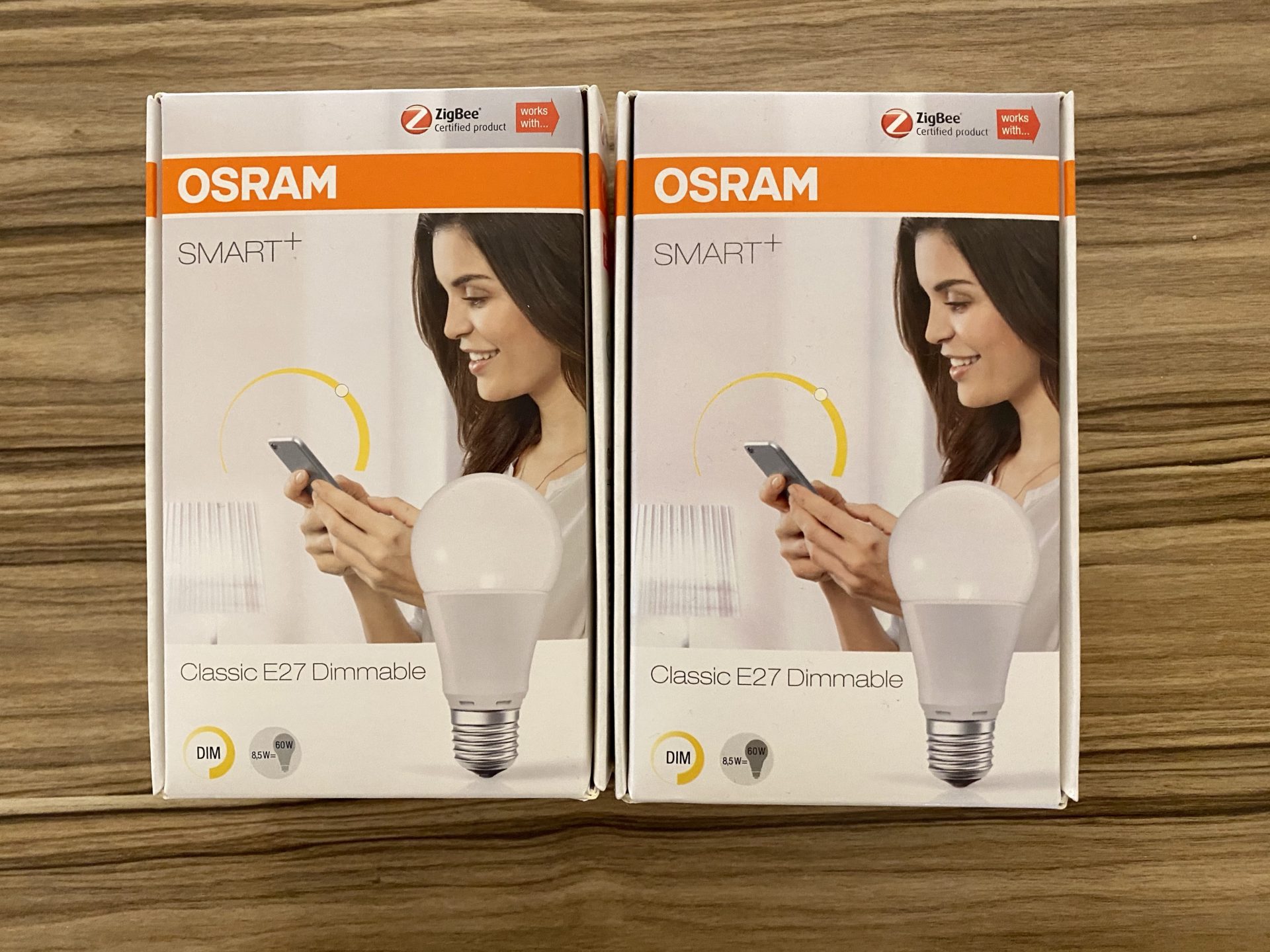 OSRAM Smart+ Classic E27 Produktverpackungen
